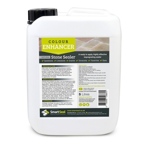 Sandstone wet look finish - wet,